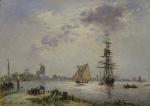 Dordrecht, 1873 od Johan Barthold Jongkind